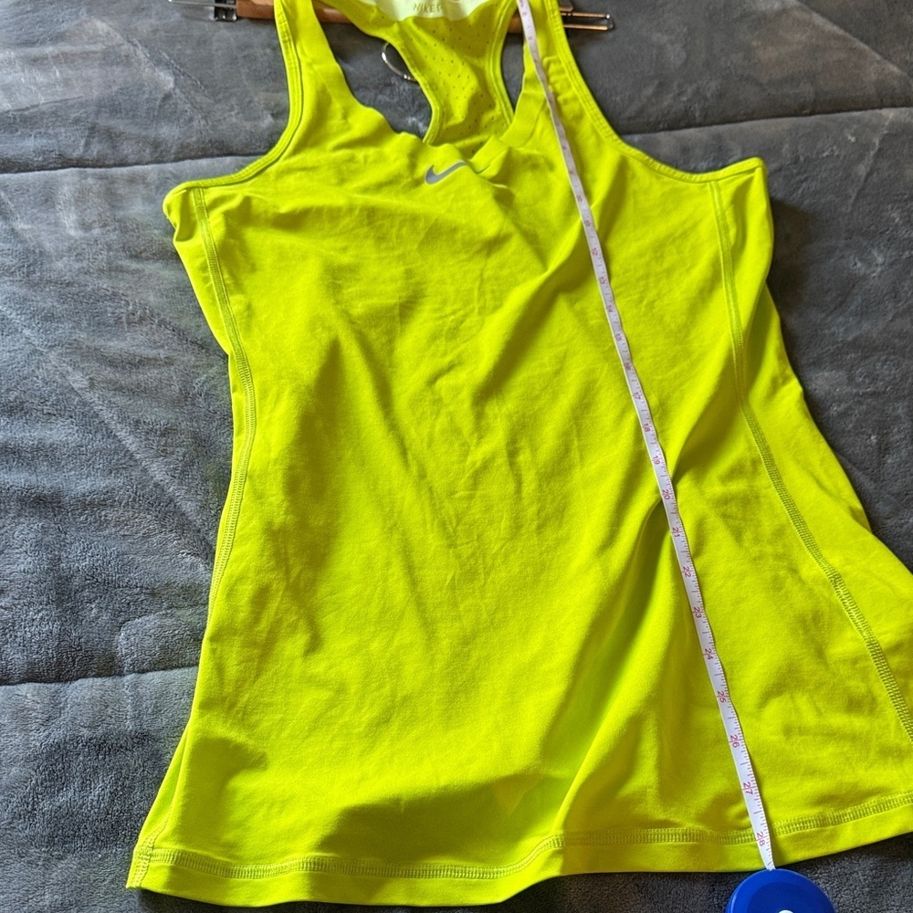 Nike Women's Bright Yellow Tank Top - Picture 7 of 7